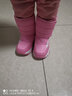 G.DUCKKIDS小黃鴨女童雪地靴冬季新款加絨加厚高幫棉鞋女孩小中大童厚棉 粉色 10.5 26碼 曬單實(shí)拍圖