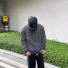 GXG男裝城市定義勾線螺紋領(lǐng)口毛衣針織衫23秋季 灰色 165/S 曬單實拍圖
