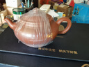 藏壺天下宜興名家紫砂壺純手工茶壺單壺茶具原礦底槽清全手工蘊古壺 小紅泥款 曬單實(shí)拍圖