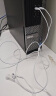 兰士顿 电脑耳机有线双插头双孔带麦克风 笔记本台式机电竞K歌游戏直播语音二合一 V6双插头-2M白色 实拍图