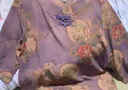 俞兆林（YUZHAOLIN）媽媽裝夏款老年女裝奶奶裝套裝短袖t恤圓領薄款衣服60歲70太太80 紫色(套裝) 2XL (建議100-115斤) 曬單實拍圖