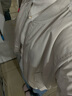 UR冬季新款女裝美式復(fù)古棒球服寬松棉服外套UYY140014 卡其 (偏寬松) XS 曬單實拍圖