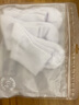 兒童襪子白色春秋薄款男童女童中筒純棉襪純色中大童學(xué)生襪 QH124白 5雙裝 9-12歲(腳長(cháng)19-22CM) 曬單實(shí)拍圖