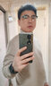 By Creations柏品純羊毛圓領(lǐng)毛衣男可機(jī)洗易打理商務(wù)保暖休閑套頭打底針織毛衫 淺咖色高 XL 曬單實(shí)拍圖