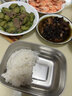 THREE HENG食品級304不銹鋼飯盒防摔防燙小學(xué)生飯盒雙層隔熱上班族便當盒 1400ml防燙款飯盒 1400ml 曬單實(shí)拍圖