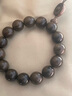 原木匠【推薦】金絲楠木手串 水波紋閃電紋龍膽紋陰沉木金絲楠手串烏木 陰沉木臻品水波 15mm*15顆(女生推薦尺寸) 曬單實(shí)拍圖