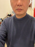 羅蒙（ROMON）羊毛衫男士秋冬季純羊毛保暖毛衣打底針織衫男上衣2089 黑色 XL 曬單實拍圖