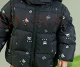 阿米拉啊咪啦童裝白鴨絨連帽兒童熊貓羽絨服冬季新款寶寶卡通保暖外套 熊貓黑色 100cm 曬單實(shí)拍圖