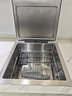 MOKFIR一級水效大容量水槽洗碗機家用嵌入式集成水槽洗碗機一體專(zhuān)利餐余粉碎機洗消存三合一 白色加大雙槽（粉碎殘渣+超聲波）-左邊 曬單實(shí)拍圖