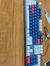 飞利浦（philips） 机械键盘鼠标套装 有线键盘 游戏办公键盘台式笔记本电脑键盘104键打字键盘 白深蓝红三拼色（青轴） 实拍图