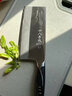 十八子作菜刀家用V金復合鋼切菜刀切片刀廚房刀具砍骨刀切肉刀斬切刀 V金切片刀【S1016-B】 曬單實(shí)拍圖