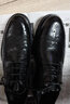 沙馳男鞋  熱賣(mài)款真皮牛皮時(shí)尚布洛克高檔婚鞋商務(wù)休閑皮鞋商場(chǎng)同款 黑色（402282237Z） 41 歐碼（國碼42） 曬單實(shí)拍圖