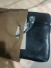 朗斐公文包男士手提包大容量商务笔记本电脑皮包潮流公务横款单肩背包 黑色 14英寸 实拍图