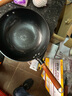 福味匠鐵鍋炒菜炒鍋已開鍋無涂層鑄鐵純生鐵鍋燃?xì)庠铍姶艩t用好不粘不銹 平底【3-4人】+蓋鏟 32cm 有耳 曬單實拍圖