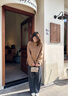 MaxMara 2025春夏女裝綿羊毛夾克外套9041025106 駝色 36 曬單實拍圖