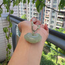 晶之雪和田玉掛件冰底湖水綠平安鎖吊墜百搭款玉墜項鏈毛衣鏈送證書(shū) 吊墜 曬單實(shí)拍圖