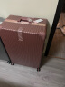 NAUTICA铝框行李箱男大容量旅行箱密码箱万向轮结实拉杆箱34英寸玫瑰金箱 实拍图