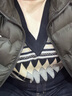 歐莎（OSA）復(fù)古套頭針織衫馬甲背心女士2025年新款春季百搭短款上衣 藍(lán)色A XL 曬單實(shí)拍圖