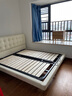 遇簡(jiǎn)意式極簡(jiǎn)華夫格懸浮床主臥室現代簡(jiǎn)約高端婚床1.8米皮藝主臥大床 懸浮單床帶燈 1500mm*2000mm 【框架結構】 曬單實(shí)拍圖
