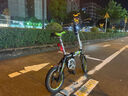 USB充電自行車尾燈夜騎安全警示燈918尾燈 LED自行車燈騎行裝備 BG-918紅色 曬單實(shí)拍圖