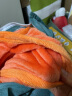 九洲鹿家纺 法兰绒毛毯冬季 200×230cm爱马橙 实拍图