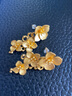 周生生 黃金耳釘足金婚嫁繡球花耳環(huán)結婚三金86591E計價(jià) 14.76克(含工費850元) 曬單實(shí)拍圖