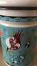 歐麗家琺瑯搪瓷帶濾網(wǎng)茶杯復古老式搪瓷杯水杯馬克杯帶蓋搪瓷缸子琺瑯 9cm-700ml【帶304濾網(wǎng)-綠色花】 曬單實拍圖