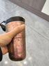 MOORMANLLY法國品牌高檔純鈦咖啡杯保溫杯男女士實用隨行雙飲吸管杯生日禮物 冰晶粉410ml 曬單實拍圖