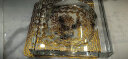 贝鲁斯水晶烟灰缸创意个性大号玻璃烟灰缸办公室酒店客厅摆件印字印标 透明15厘米（中号） 实拍图