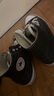 匡威（Converse）all star帆布鞋復(fù)古經(jīng)典男鞋女鞋情侶季運(yùn)動(dòng)鞋高幫休閑 黑色高幫101010 44 曬單實(shí)拍圖