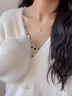 夢染S999足銀項(xiàng)鏈女生鎖骨鏈生日禮物送女友老婆閨蜜實(shí)用走心時尚吊墜 水滴鋯石鎖骨鏈 曬單實(shí)拍圖