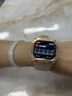 QAE多功能智能手表游泳專(zhuān)用深度專(zhuān)業(yè)防水手環(huán)運動(dòng)跑步計時(shí)計米可以接打電話(huà)男士女士騎行潛水健康監測 香檳金【水下20米防水】 曬單實(shí)拍圖