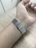 美度（MIDO）【官方正品】貝倫賽麗系列瑞士天文臺(tái)硅游絲機(jī)械表男表女表情侶表 白盤鋼帶/M027.408.11.011.00 曬單實(shí)拍圖