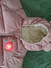 史努比（SNOOPY）寶寶棉服加絨加厚冬季發(fā)光1-8歲兒童棉衣外套男童女童洋氣棉襖 粉色 加絨加厚 100 曬單實(shí)拍圖