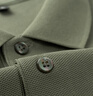 JEEP SPIRIT2024款100純棉男士長袖t恤中年春秋寬松休閑翻領(lǐng)polo.衫男 軍綠 100% 2XL 180160-175斤 曬單實拍圖