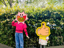 ELLE KIDS童裝 泡泡袖新年宮廷風(fēng)紅毛衣女兒童秋季收腰針織衫上衣 紅色 130 曬單實拍圖
