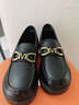 木林森皮鞋女真皮樂(lè )福鞋女單鞋牛皮小皮鞋厚底英倫風(fēng)鞋子女中年媽媽鞋 MLS206657黑色[套腳款] 40 曬單實(shí)拍圖