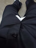 花花公子（PLAYBOY）大碼西裝男套裝正裝加肥加大潮胖子職業(yè)三件套西服 加大寬松版純黑上衣+西褲+襯衫 7XL 210 240-260斤 曬單實(shí)拍圖