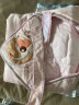 舒贝怡 婴儿睡袋秋冬季保暖宝宝抱被防踢被 粉色 90*90CM 晒单实拍图