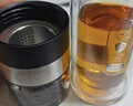 富光抗菌玻璃杯 雙層高硼硅水杯 茶水分離杯 男女士辦公泡茶杯子260ml 曬單實(shí)拍圖