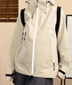 途尼三防戶(hù)外沖鋒衣女新款春秋休閑運動(dòng)登山服外套潮 杏色 M 曬單實(shí)拍圖