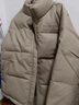 AEMAPE冬季2024新款棉襖超火亮面PU皮寬松厚棉衣棉服外套女面包服潮 卡其色 L 建議120-140斤 曬單實(shí)拍圖