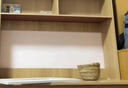 第一森林書(shū)桌書(shū)架書(shū)柜一體桌學(xué)生臥室學(xué)習桌寫(xiě)字桌子簡(jiǎn)約家用辦公桌電腦桌 【5抽1柜】120*60cm田園色 曬單實(shí)拍圖