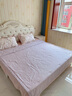 堂皇/TEVEL家紡60支全棉純棉貢緞夏涼被冰絲空調被可水洗夏被 粉紫 200x230cm 曬單實(shí)拍圖