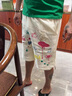 衣然呈品彩色發(fā)泡休閑短褲男夏季潮牌復古痞帥時(shí)尚簡(jiǎn)約寬松百搭五分褲子男 杏色 L【建議110-130斤】 曬單實(shí)拍圖