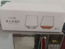 CLITON 水晶玻璃威士忌酒杯 烈酒杯洋酒杯水杯玻璃杯套装6只装CL-JB06 实拍图