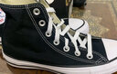 匡威（Converse）ALL star學(xué)生經(jīng)典男女運(yùn)動(dòng)休閑鞋高幫帆布鞋情侶板鞋籃球 101010 黑色 42 曬單實(shí)拍圖