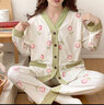 大碼200斤月子服春夏秋季純色薄款產(chǎn)后孕婦睡衣哺乳套裝家居服 S817 5XL碼（建議215-250斤） 曬單實拍圖