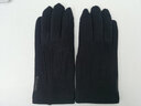 NOOLDERS羅歐蒂斯男士秋冬季透氣舒適棉質(zhì)薄款開(kāi)車(chē)手套防滑防曬防寒保暖觸屏針織羊毛手套加絨加厚 黑色觸屏(加絨厚款) 均碼 曬單實(shí)拍圖