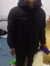 雅鹿羽絨服男士冬連帽短款鴨絨加厚保暖中青年爸爸裝防風防寒服外套 黑色 90白鴨絨丨可拆卸連帽 L (175) 適合110-130斤 曬單實拍圖